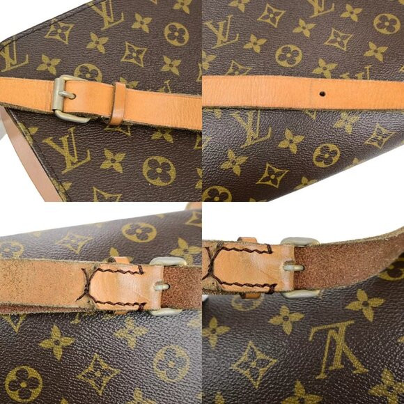 LOUIS VUITTON Cartouchiere GM Shoulder Bag Monogram Leather Brown France M51252 - Picture 6 of 16